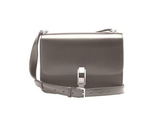 Saint Laurent Carre Taupe Ultra Soft Calf Leather Shoulder Bag