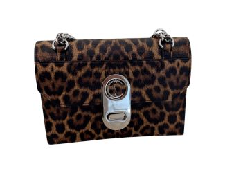 Christian Louboutin Elisa Calf Empire Leopard Leather Shoulder Crossbody Bag