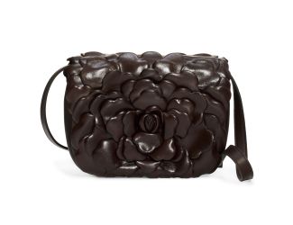 Valentino Garavani Atelier Bag 03 Rose Edition Brown Leather Crossbody Bag