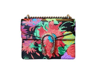 Gucci x Ken Scott Dionysus Small Shoulder Bag Floral Print Leather