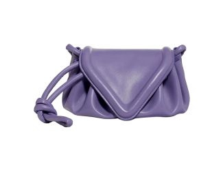 Bottega Veneta Beak Small Crossbody Bag Lavender Nappa Leather Designer Handbag