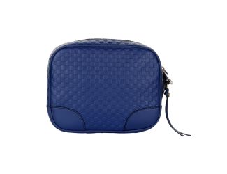 Gucci Bree Microguccissima Leather Crossbody Bag Caspian Blue