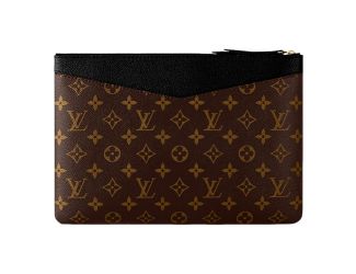 Louis Vuitton Daily Pouch Monogram Canvas Black