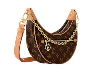 Louis Vuitton Loop Crescent Chain Crossbody Handbag Classic Monogram