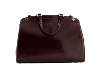 Louis Vuitton Brea MM Electric Epi Leather Prune Red Shoulder Handbag