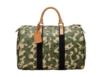 Louis Vuitton x Takashi Murakami Monogramouflage Speedy 35 Duffle Handbag