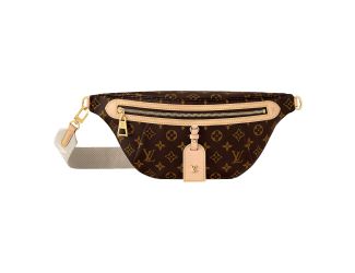 Louis Vuitton High Rise Bumbag Classic Monogram Leather Trim