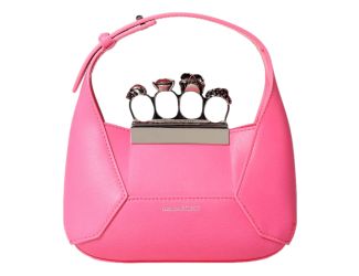 Alexander Mcqueen The Jewelled Hobo Mini Bag in Pink