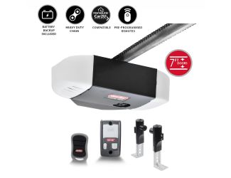1/2HP Chain Drive Garage Door Opener w/ 1 Remote