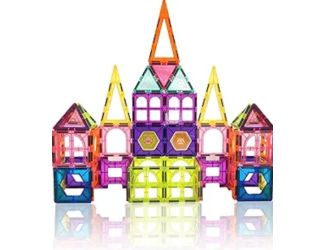 ST4 Kids Magnet Toys Magnetic Tiles 112 PCS 3D Buliding Blocks