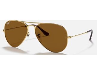 Ray-Ban Aviator Unisex Sunglasses Polarized Size 58