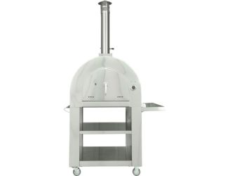 Portable Wood-Fired Pizza Oven in Stainless Steel