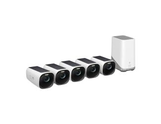 eufyCam 3 Advanced 5-Camera 4K Security System w/ Solar Power