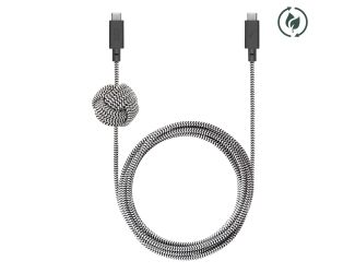 10ft Anchor Cable 240W USB-C to USB-C Zebra