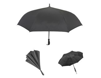 Double Canopy Umbrella - (Black)