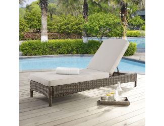 Bradenton Chaise Lounge With Sand Cushions