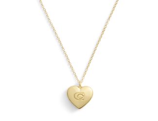 Signature C Heart Pendant - Gold
