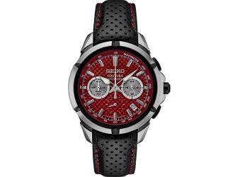 Coutura SS Quartz Chronograph Red Dial