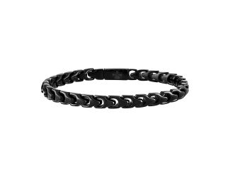 Bulova Link 6mm Black-tone Bracelet, 7.25"