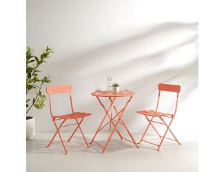 Karlee 3Pc Indoor/Outdoor Metal Bistro Set