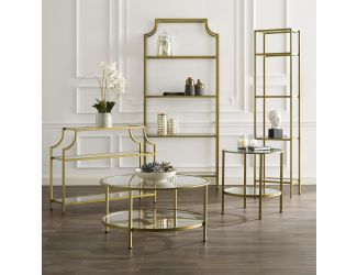 Aimee Glass Side Table