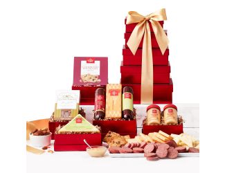 Hearty Meat & Cheese Gift Tower