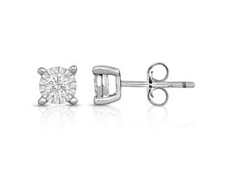 Diamond Solitaire Earrings