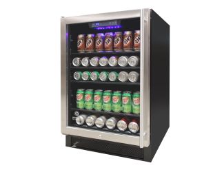 Vinotemp - 161 Can Beverage Cooler - Stainless