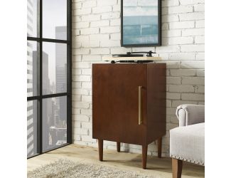 Everett Record Player Stand In Mahogany Finish