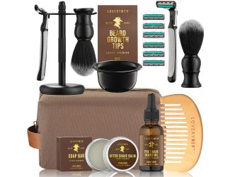 LOVERYMEN Ultimate Beard Shaving Kit Size 17 Pieces