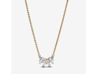 Sparkling Bow Necklace