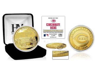 Cincinnati Reds "Stadium" Gold Mint Coin