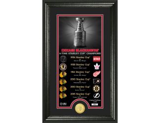 Chicago Blackhawks "Legacy" Supreme Bronze Coin Panoramic Photo Mint