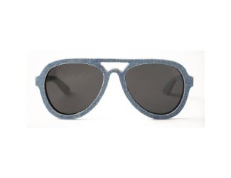 Denim Aviator  Acetate Sunglasses