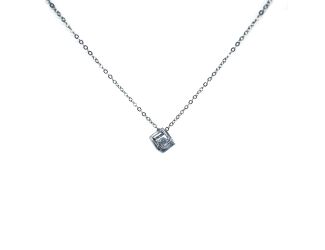 Diamante Dangling CZ Pendant Necklace