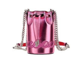 Christian Louboutin Marie Jane Laminato Broderie Confettis Crossbody Bag