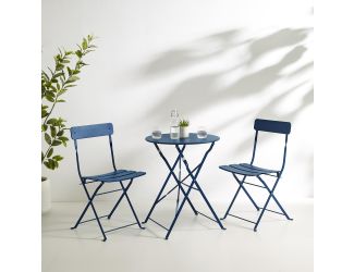 Karlee 3Pc Indoor/Outdoor Metal Bistro Set