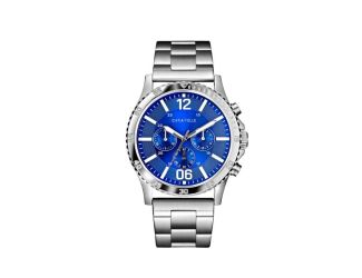 Caravelle Men's Chronograph Blue Dial Sport Bracelet Watch