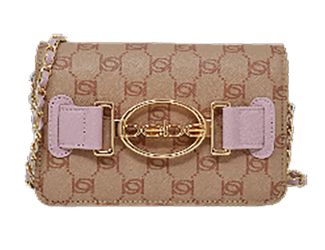 Leilani Monogram Crossbody Size 7" x 4" x 1"