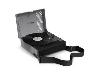 Victrola Revolution GO Portable Record Player in Slate Gray