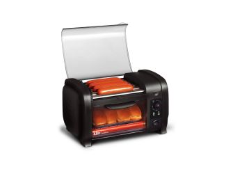 Hot Dog Roller Toaster Oven & Bun Warmer
