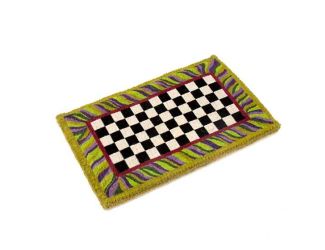 Courtly Check Entrance Mat