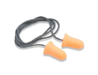 33 dB NRR Disposable Foam Corded Ear Plugs, 100-Pair Box
