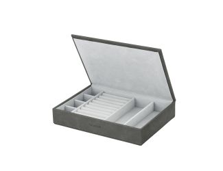 SAHLA Faux Suede Jewelry Box