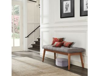 Landon Upholstered Bench In Acorn