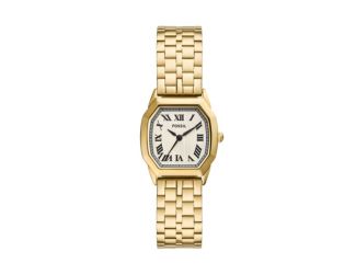 Ladies Harlow Gold-Tone Stainless Steel Octagon Watch Cream Dial