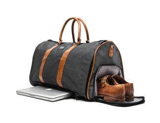 PKG Rosedale II Duffel Garment Bag - Grey/Tan