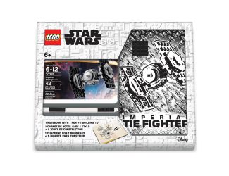 Star Wars Tie Fighter Creativity Set with Journal, Tie Fighter Building Toy, and Black Gel Pen