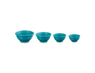 4pc Silicone Prep Bowls Caribbean