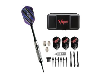Viper Bobcat Adjustable Soft Tip Darts Black Rings 16-18 Grams